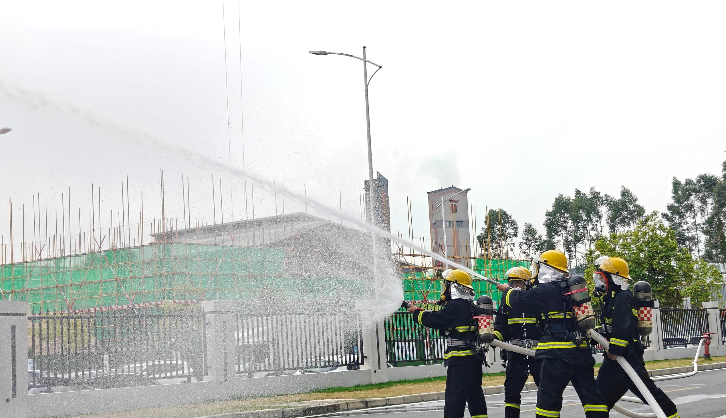 筑牢防火墙！fun88入口开展联合消防演习